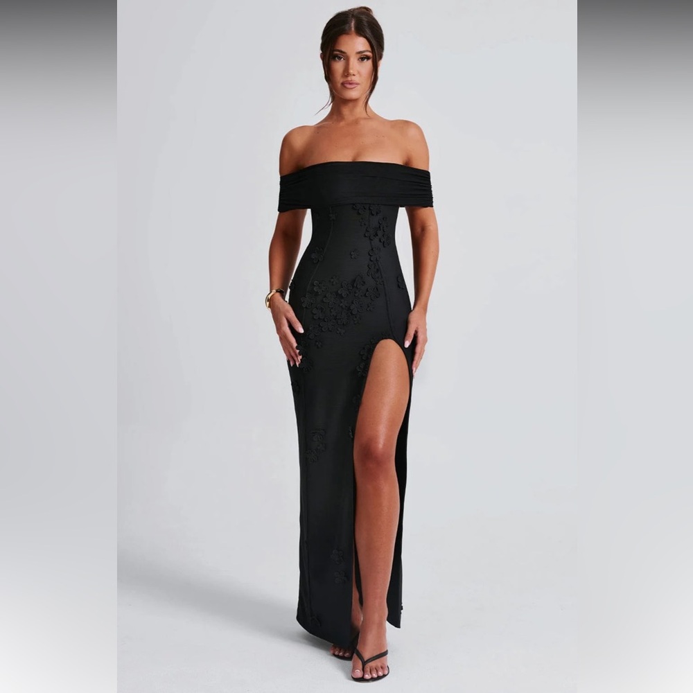 MILANI MAXI DRESS - BLACK Babyboo